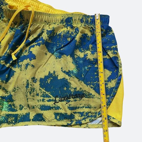 Nike LIVESTRONG Tank + Shorts | Mono B Pullover, Yellow Blue White Workout L/XL - Picture 6 of 12